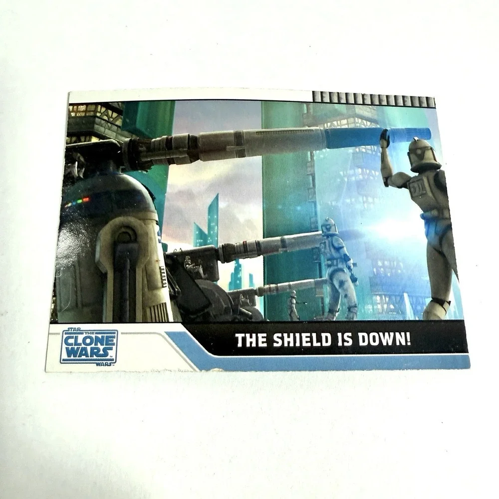 Star Wars Clone Wars Card Lot Topps 2008 Ahsoka Yoda Obi Wan 5 Cards